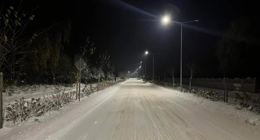 zdjęcie oświetlenia ulicznego/fotografia poglądowa/fot.: arch. burmistrza Pajęczna 