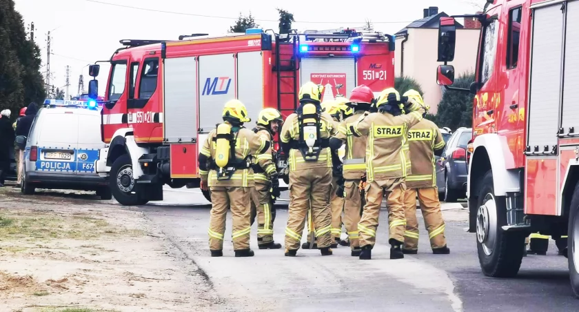 zdjęcie z miejsca zdarzenia / fot.: Sławomir Rajch