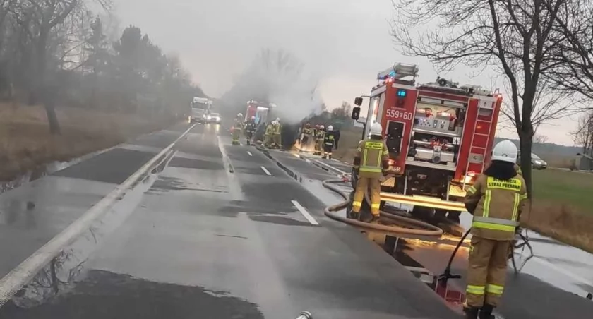 Na zdjęciu miejsce pożaru / Fot. Facebook / OSP KSRG Osjaków