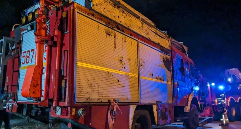 Na zdjęciu pojazd, który uczestniczył w kolizji / Fot. Facebook / OSP Swędów