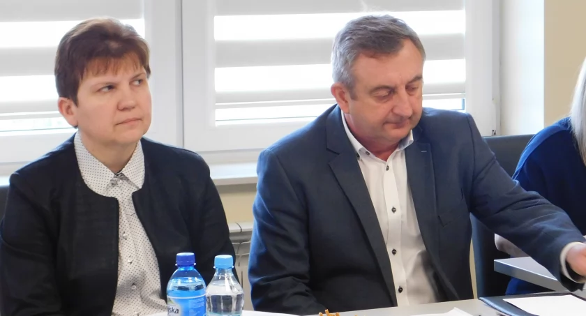 zdjęcie wójta Białej i sekretarz gminy Biała/fot.: Magdalena Lizurej