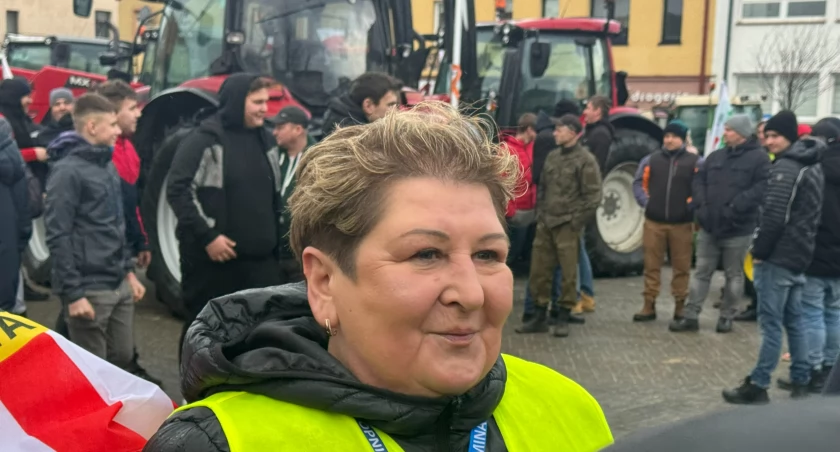 Protest rolników w Wieluniu / fot.: Sławomir Rajch