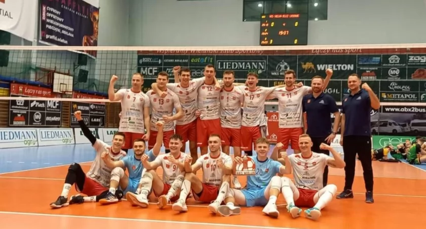 Na zdjęciu siatkarze WKS-u Wieluń