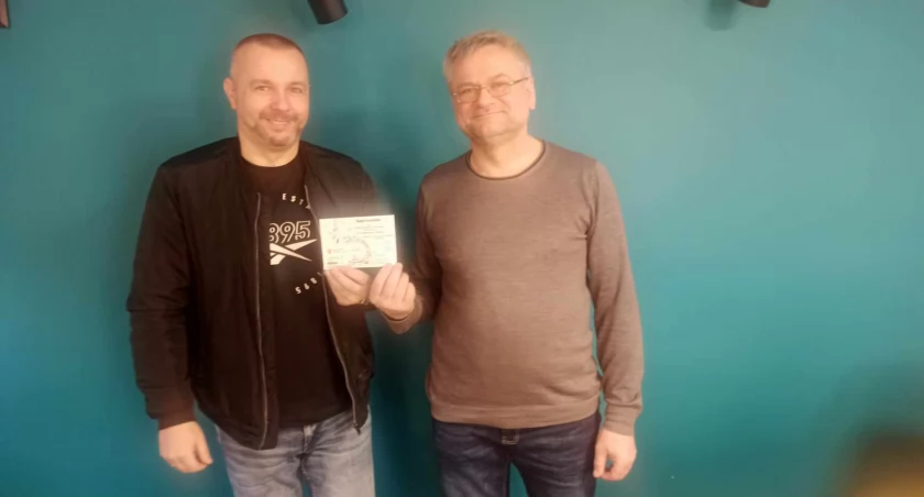 zdjęcie Krzysztofa Koniecznego i Piotra Kosowskiego ze Stowarzyszenia 