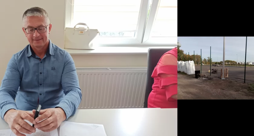 zdjęcie Mariusza Kamoli, przewodniczącego komisji oświaty/fot.: Magdalena Lizurej