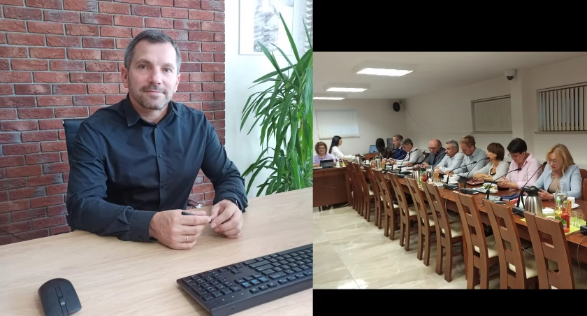 zdjęcie burmistrza Pajęczna i radnych/fot.: Magdalena Lizurej