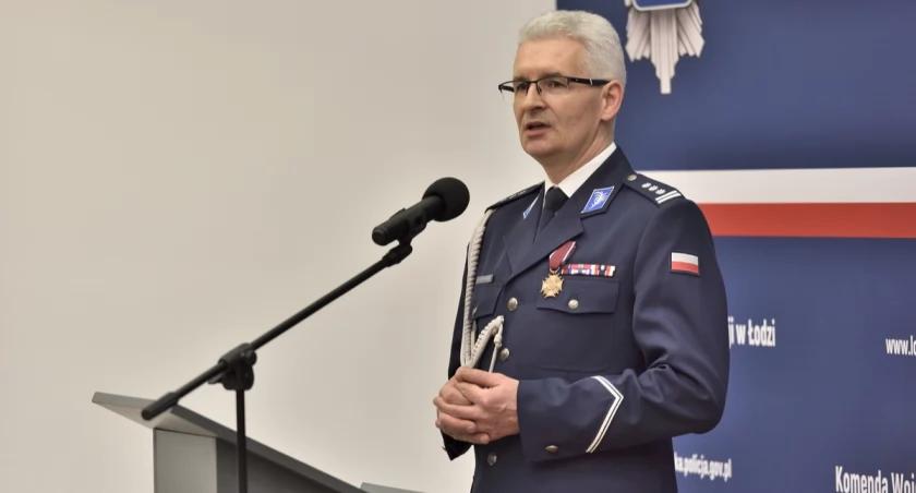 Na zdjęciu nowy szef KWP w Łodzi, insp. Mariusz Krzystyniak / Fot. KWP w Łodzi