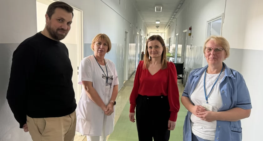 Oddział ginekologiczny szpitala w Wieluniu cieszy się dobrą sławą, choć warunki, delikatnie mówiąc, nie są tu najlepsze / fot.: Sławomir Rajch
