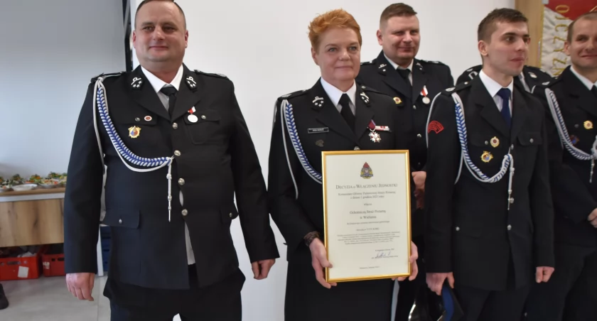 zdjęcie członków OSP KRG Wieluń/fot.: Magdalena Lizurej