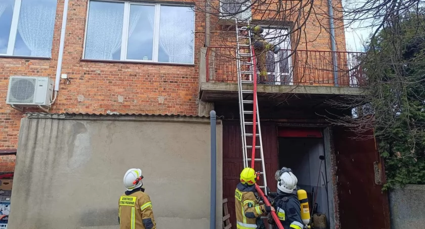 Ćwiczenia przeprowadzone zostały w Wicherniku/fot.: OSP Skomlin 