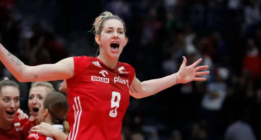 Na zdjęciu liderka reprezentacji - Magdalena Stysiak. fot. Sportowe Fakty