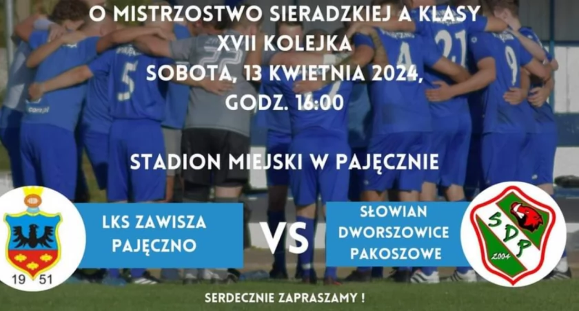 Już w tę sobotę zgodnie z opisem zdjęcia mecz na samym szczycie tabeli A-klasy.fot. Zawisza Pajęczno 