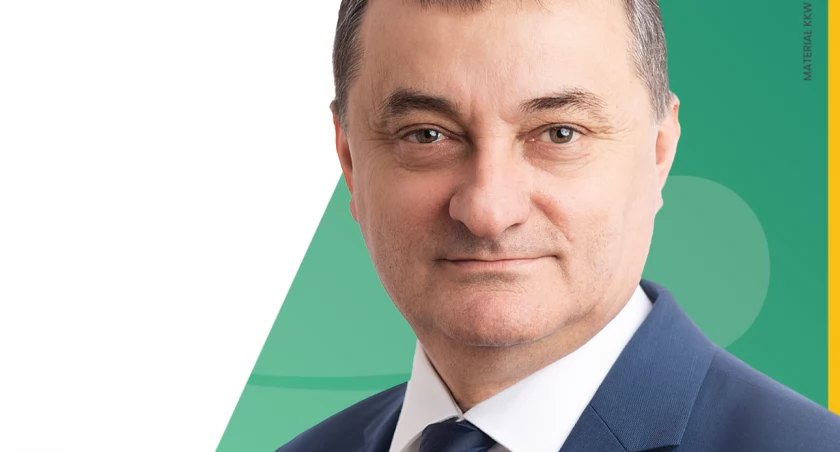 Na zdjęciu Grzegorz Turalczyk, wójt gminy Konopnica
