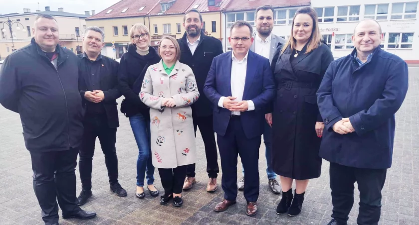 Na zdjęciu poseł i radni z list Prawa i Sprawiedliwości
