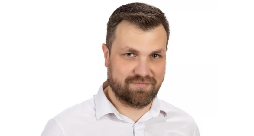 Na zdjęciu Krzysztof Dziuba, wicestarosta wieluński