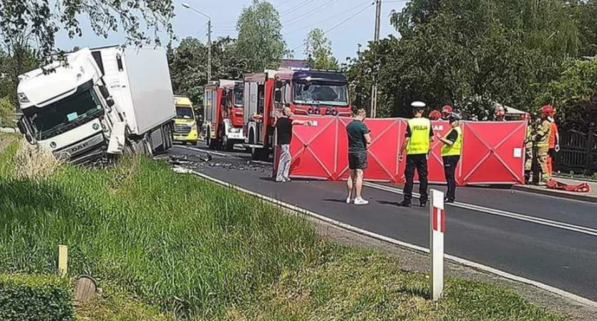 Zdjęcie z miejsca tragicznego wypadku / fot.: Kuba Musiał