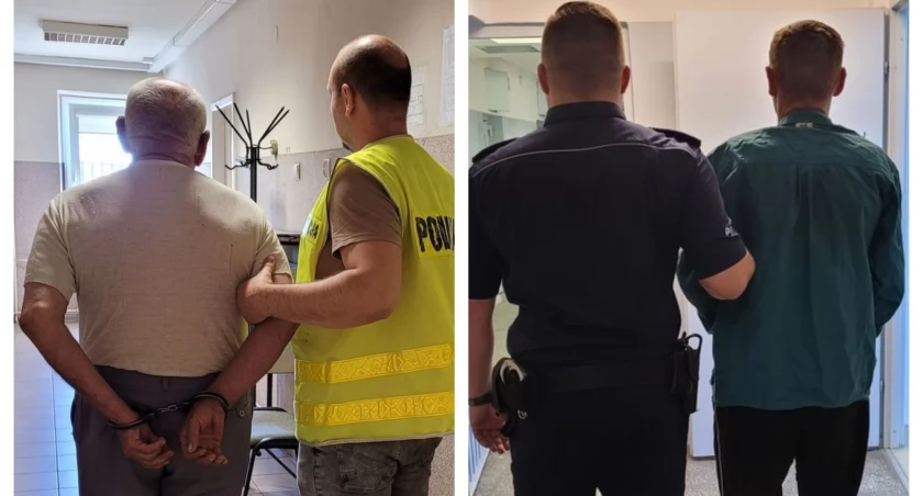 zdjęcie zatrzymanych za zabicie sarny/fot.: arch. KPP wWieluniu