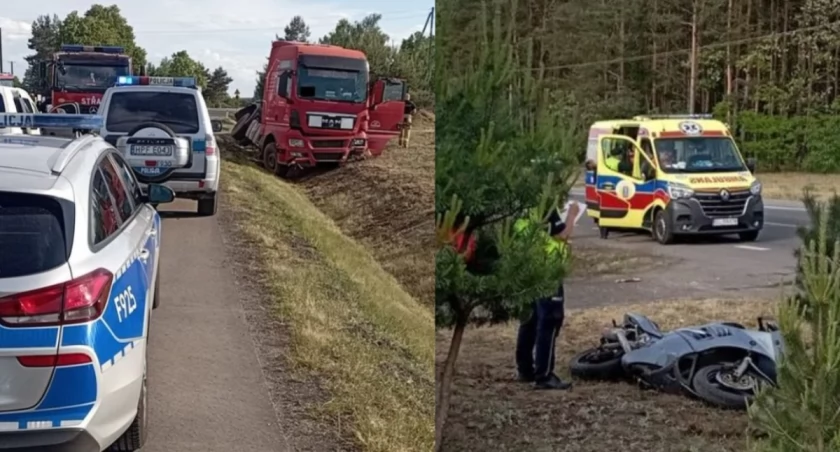 Na zdjęciu miejsce tragicznego wypadku / Fot. KPP Bełchatów 