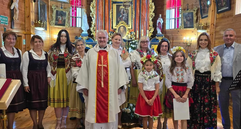 Na zdjęciu ks. Daniel Rylski z parafii w Stróży / fot.: Jakub Wejman
