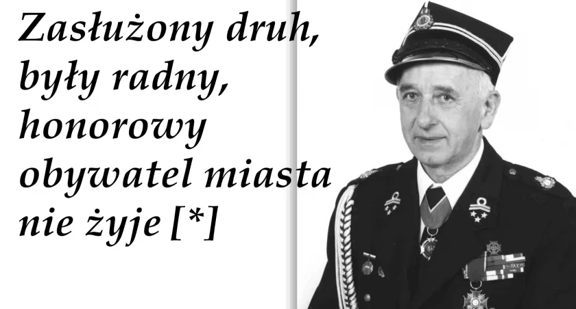 Na zdjęciu Adam Bilski, zasłużony druh i honorowy obywatel Praszki / fot.: OSP w Praszce
