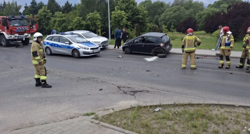 Na zdjęciu miejsce zdarzenia w Bełchatowie / Fot. KPP Bełchatów
