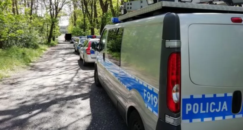 Na zdjęciu miejsce poszukiwań / Fot. KPP Bełchatów