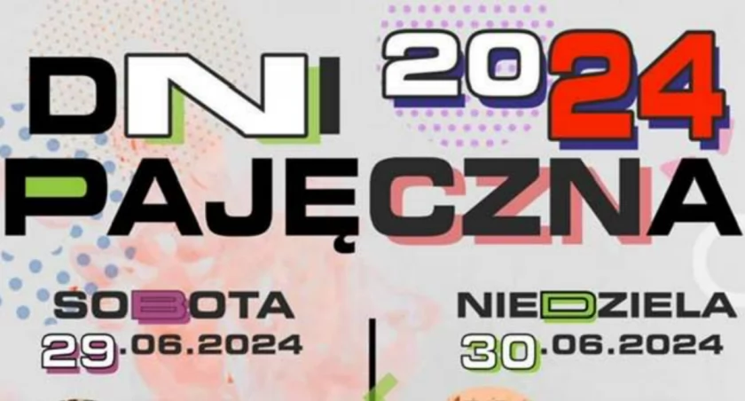 Plakat Dni Pajęczna 2024