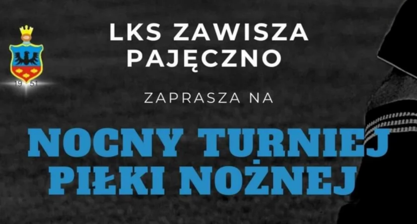 Na zdjęciu plakat promujący piątkowe wydarzenie/fot. Zawisza Pajęczno 