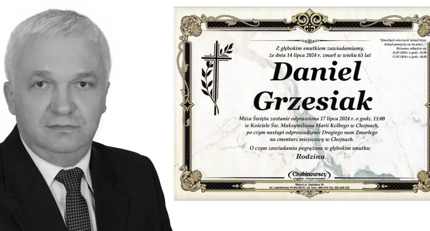 Na zdjęciu Daniel Grzesiak, były dyrektor Zespołu Szkół Rolniczych w Lututowie