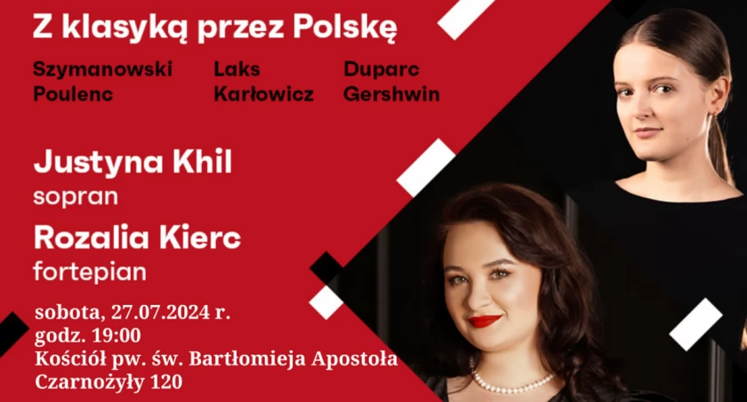 Zdjęcie plakatu z klasyką przez Polskę