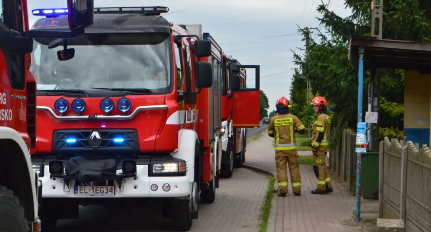 Do akcji ratowniczej zadysponowano trzy jednostki straży pożarnej/fot.: Ela Wodecka 