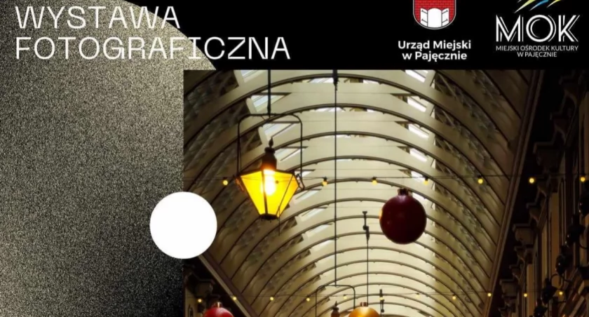 Zdjęcie plakatu wystawy fotograficznej w Pajęcznie