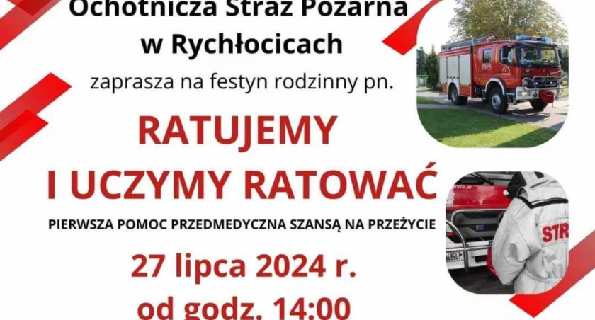 Na zdjęciu plakat promujący wydarzenie/fot.OSP Rychłocice
