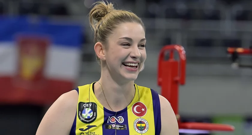 Na zdjęciu Magdalena Stysiak w barwach klubu Fenerbahce Stambuł/fot.Fenerbahce