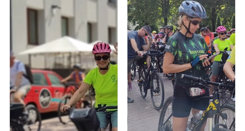 Na zdjęciu uczestnicy Familijnego Rajdu Rowerowego oraz lokalnego finału Rowerowej Stolicy Polski/fot.Łukasz Płuciennik