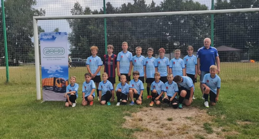 Na zdjęciu juniorski zespół LKS-u Masłowice/fot.LKS