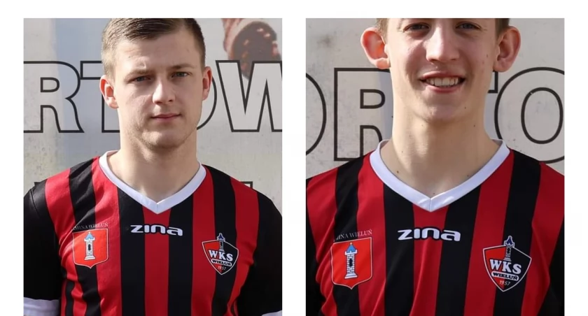 Na zdjęciu byli już zawodnicy WKS-u 1957 Wieluń-Jakub Szaniec oraz Jakub Lichosik/fot WKS 1957 Wieluń 