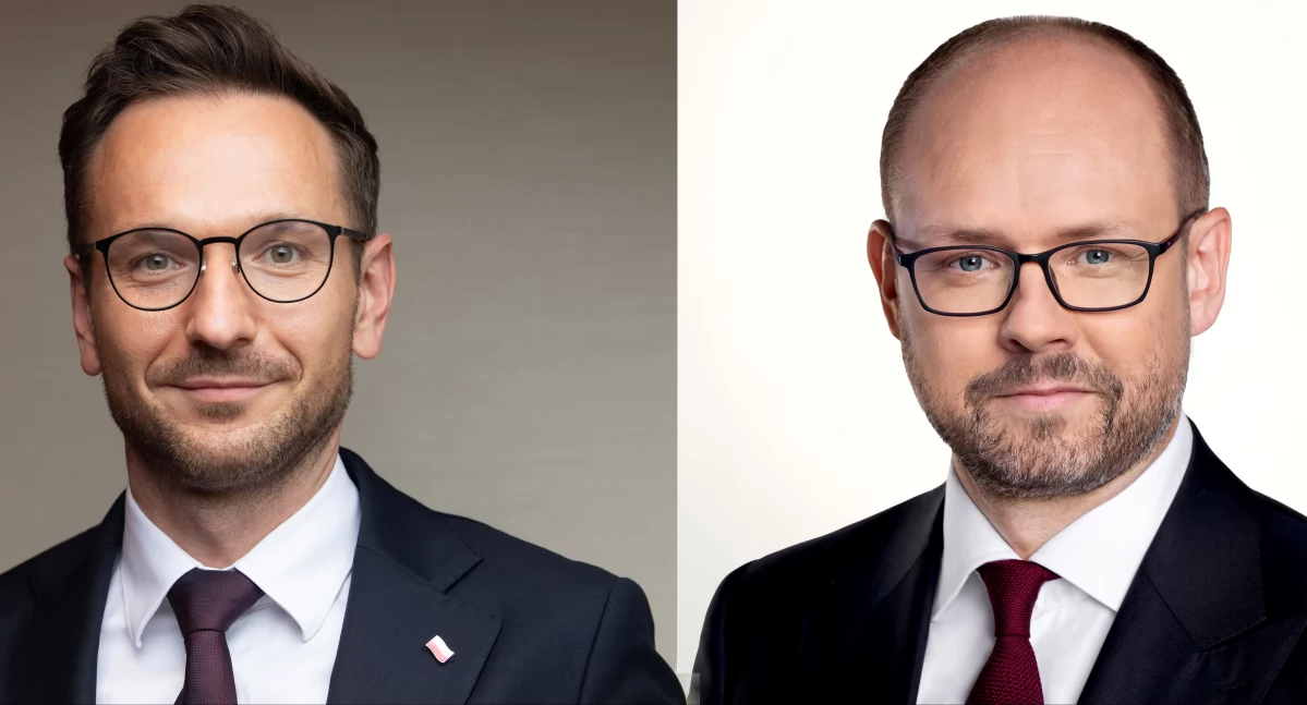 Na zdjęciu Waldemar Buda i Marcin Przydacz
