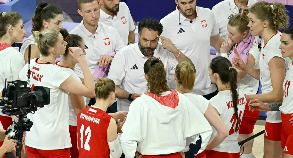 Na zdjęciu reprezentantki Polski w siatkówce/fot. Polsat Sport 