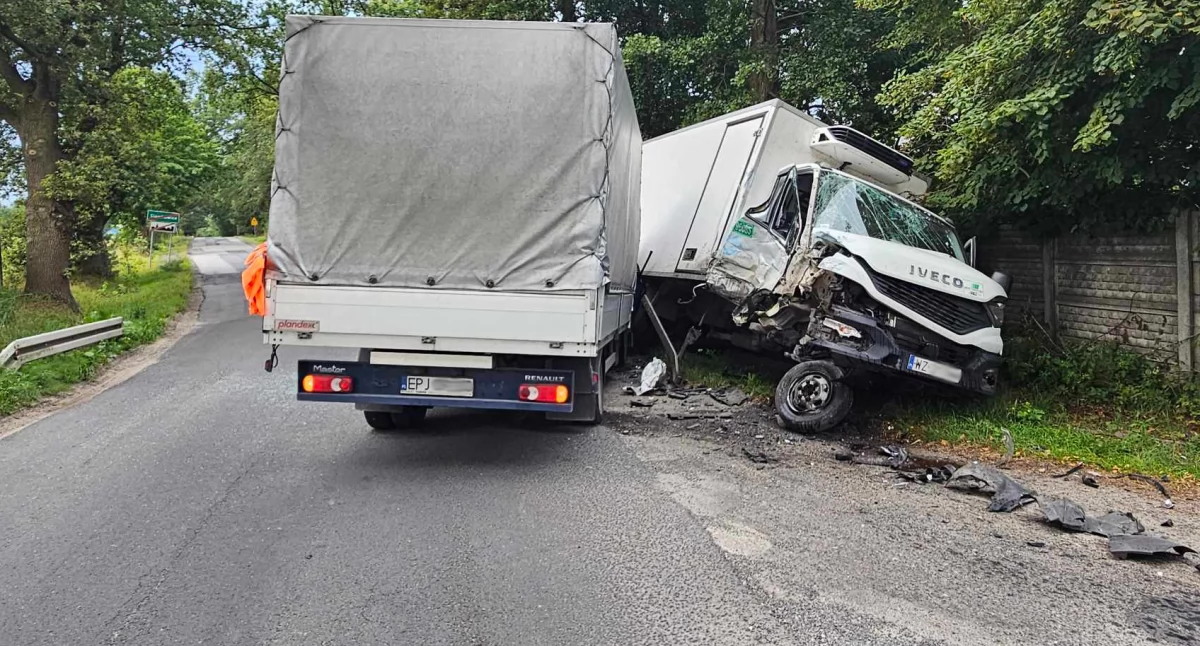 Zdjęcia z kolizji w Siemkowicach / fot. nadesłane przez Czytelnika