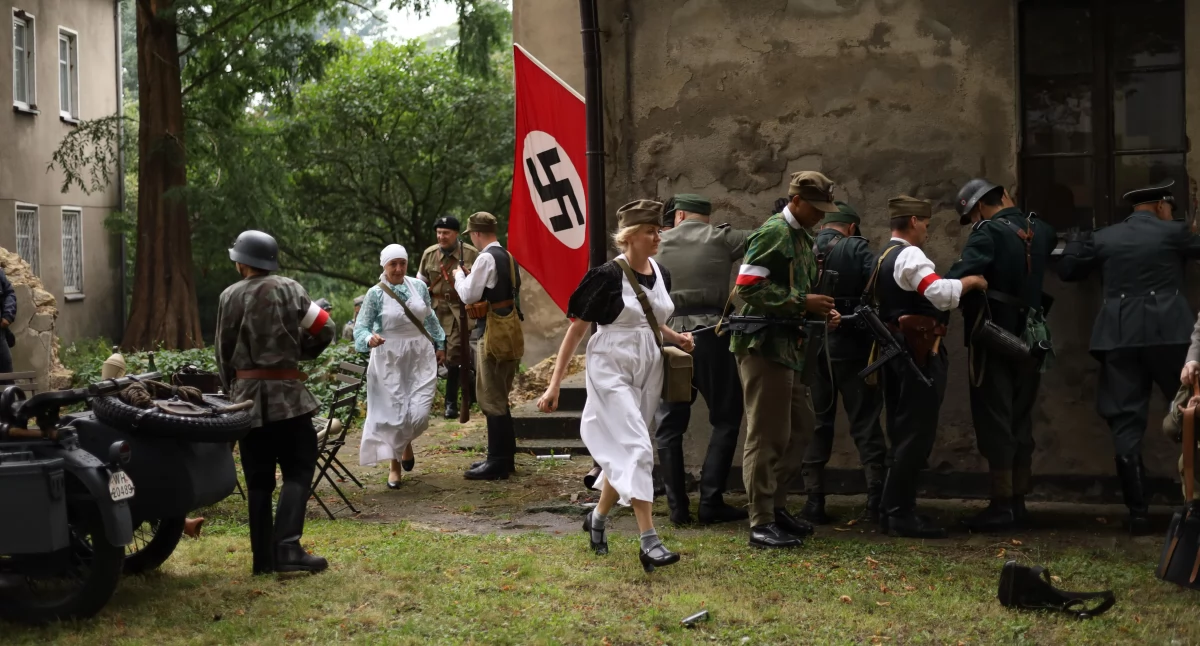 Zdjęcia z inscenizacji historycznej w Wieluniu / fot.: Ewelina Zychla (wszystkie)