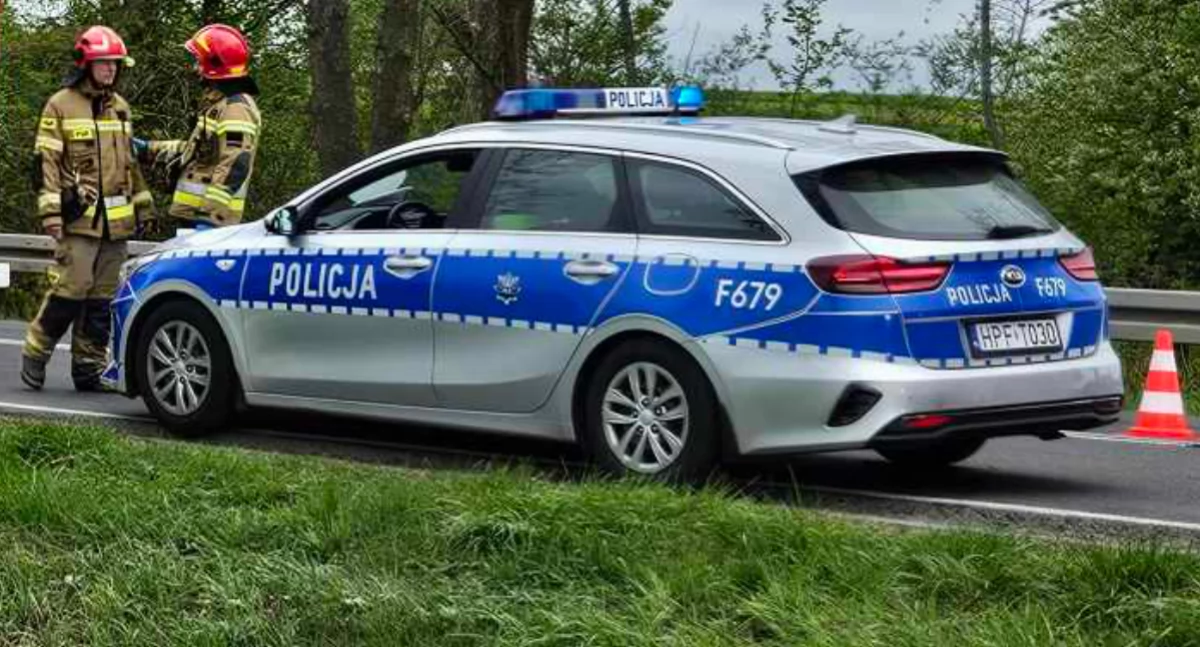 Zdjęcie poglądowe - policja i straż w trakcie działania 