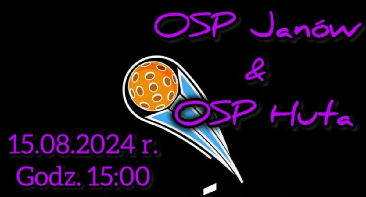 Na zdjęciu plakat promujący Janów Challenge/fot.OSP Janów