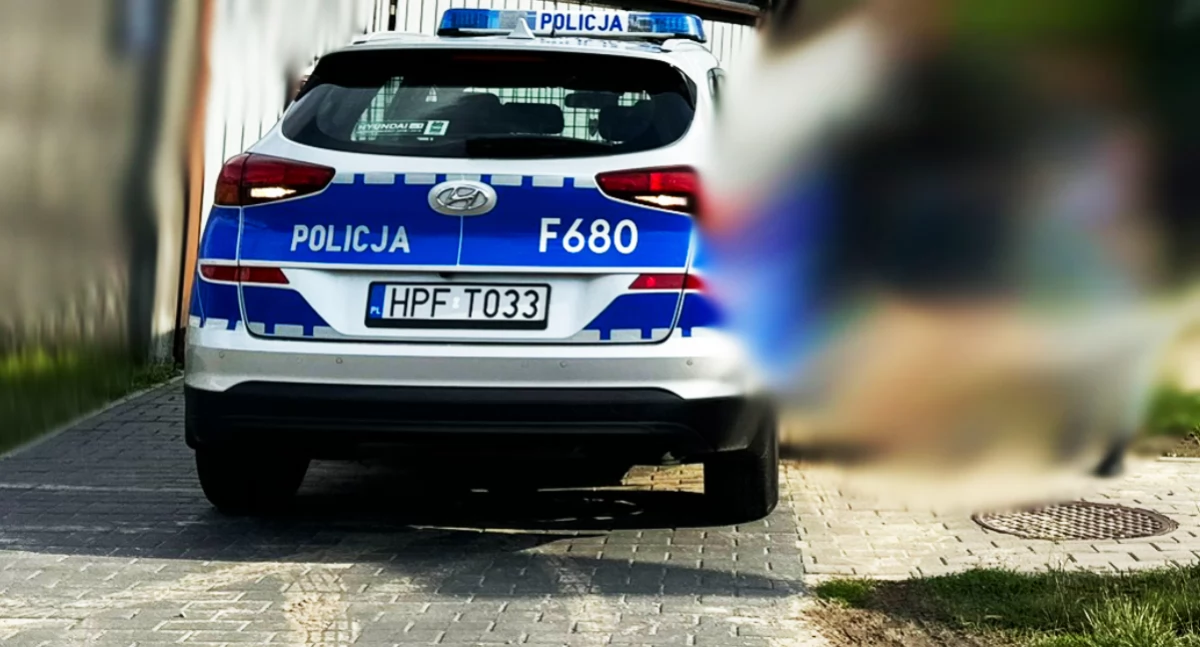 Zdjęcie wieluńskiej policji w akcji / fot.: Sławomir Rajch