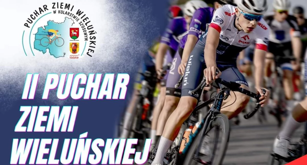 Na zdjęciu plakat promujący wyścig kolarski w Skomlinie, już 22 września/fot. Puchar Ziemi Wieluńskiej 