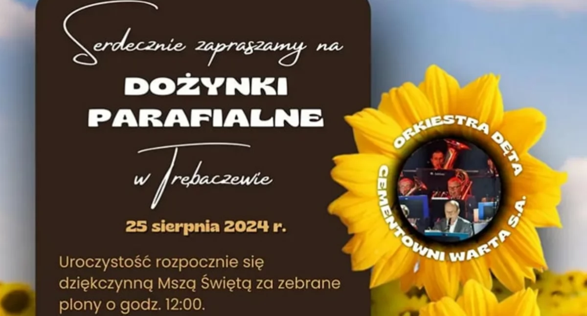 dożynki, Dożynki Parafialne Trębaczewie zagra kapela góralska - zdjęcie, fotografia
