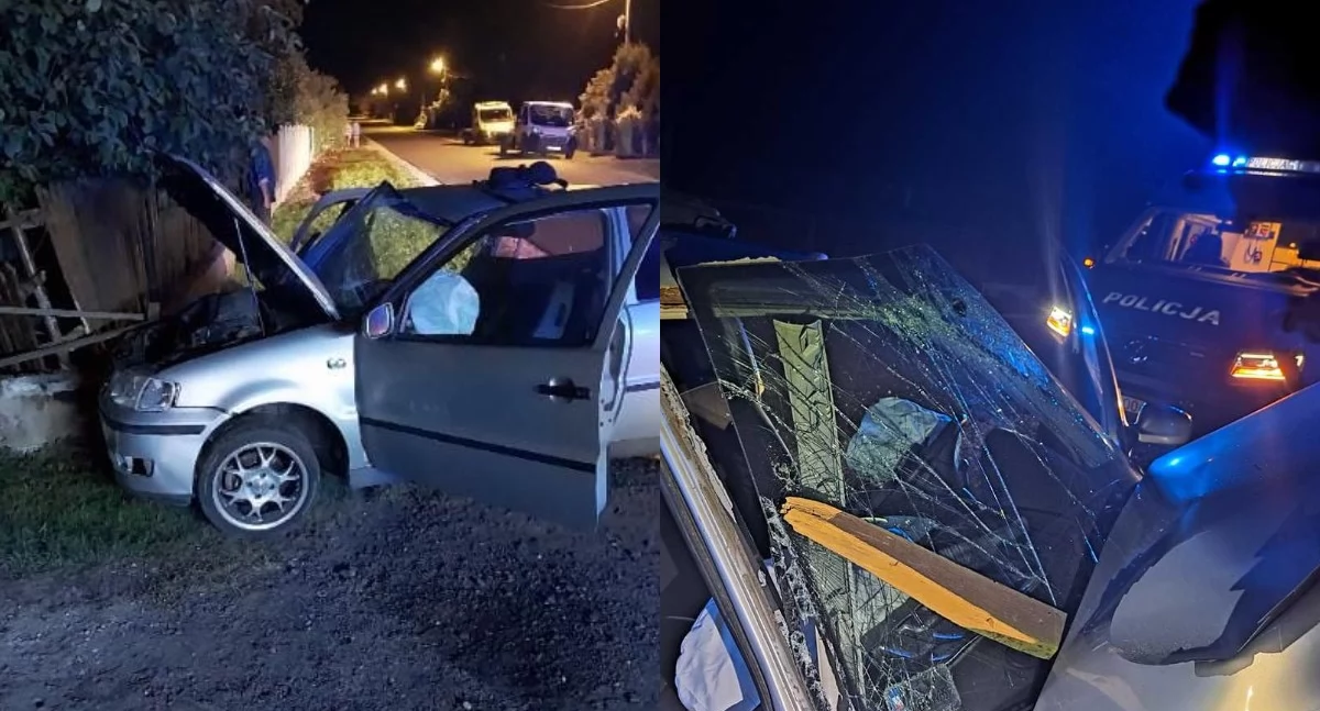 Na zdjęciu miejsce wypadku / Fot. KPP Radomsko