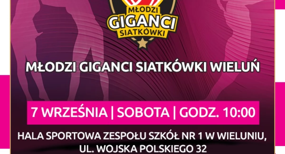 Na zdjęciu plakat promujący nadchodzący siatkarski turniej/fot.