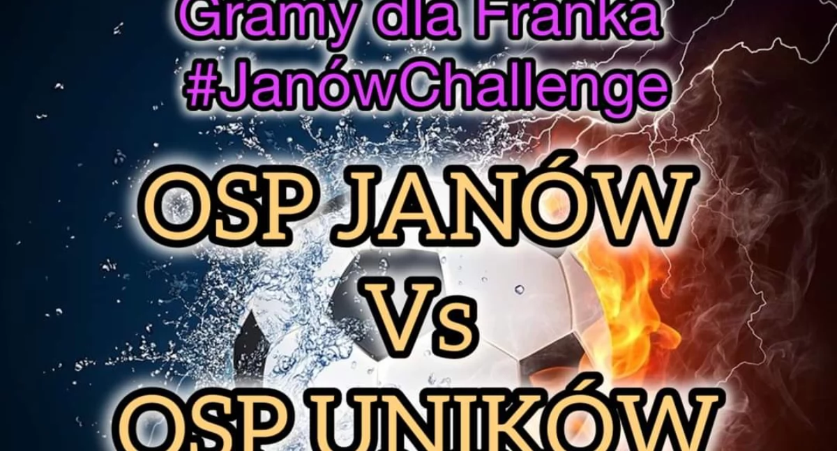 Na zdjęciu plakat promujący jedno ze spotkań w ramach akcji „JanówChallenge
