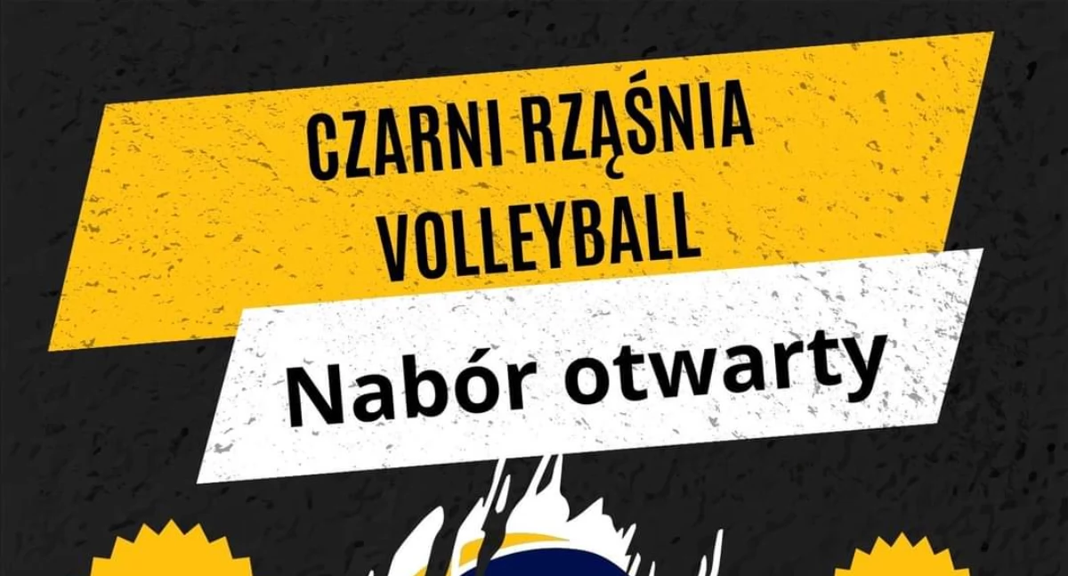 Na zdjęciu plakat promujący nabór do drużyny Czarnych Rząśnia/fot. LKS Czarni Rząśnia 
